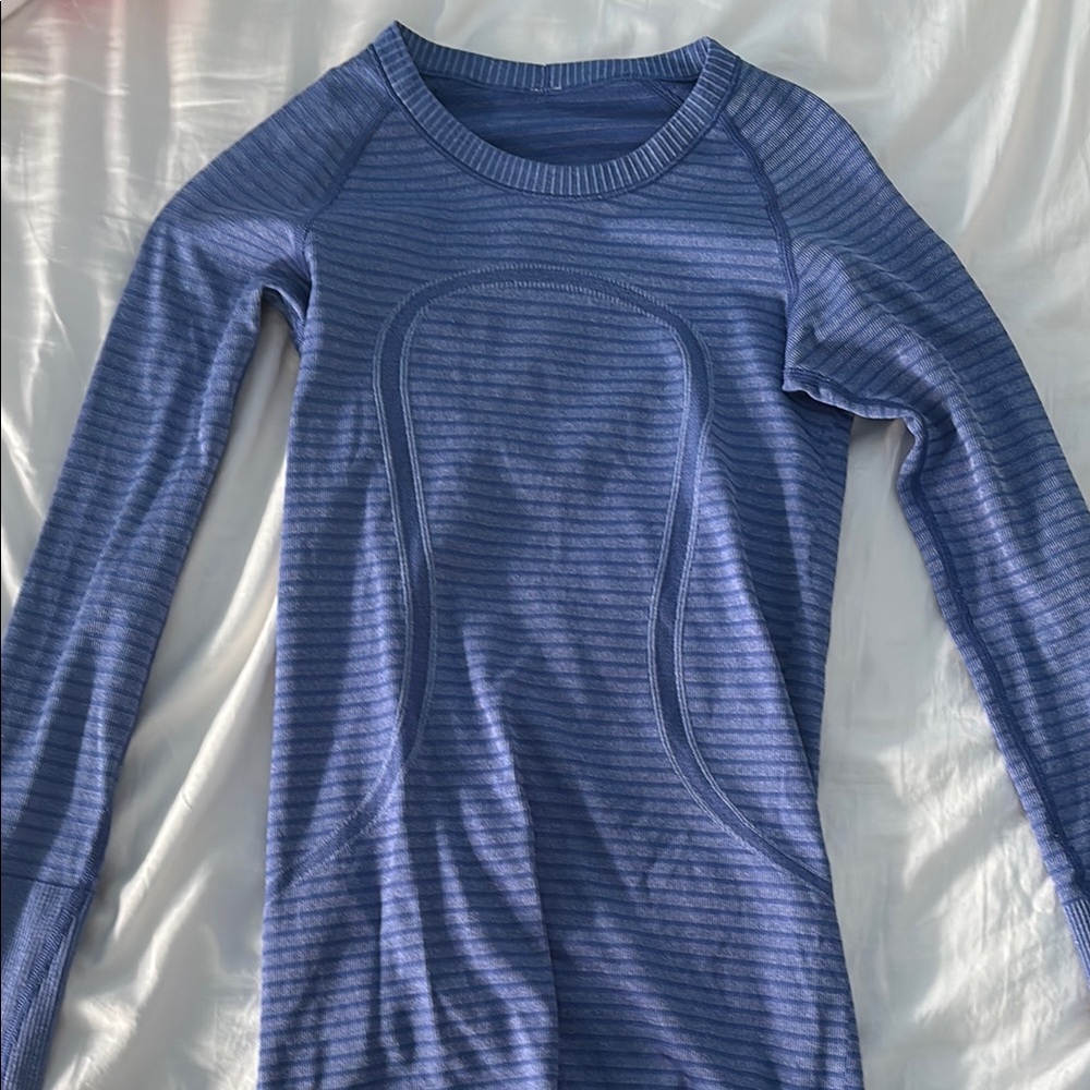 Lululemon Swiftly Tech Long Sleeved *Striped